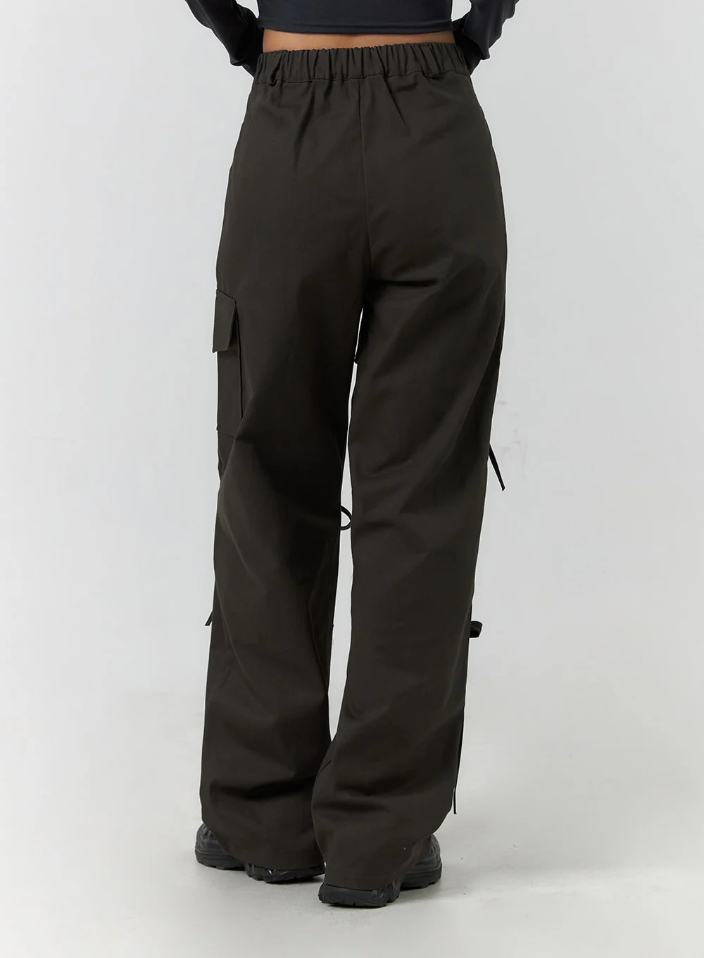 Ribbon Detail Cargo Pants CF401 - Image 8