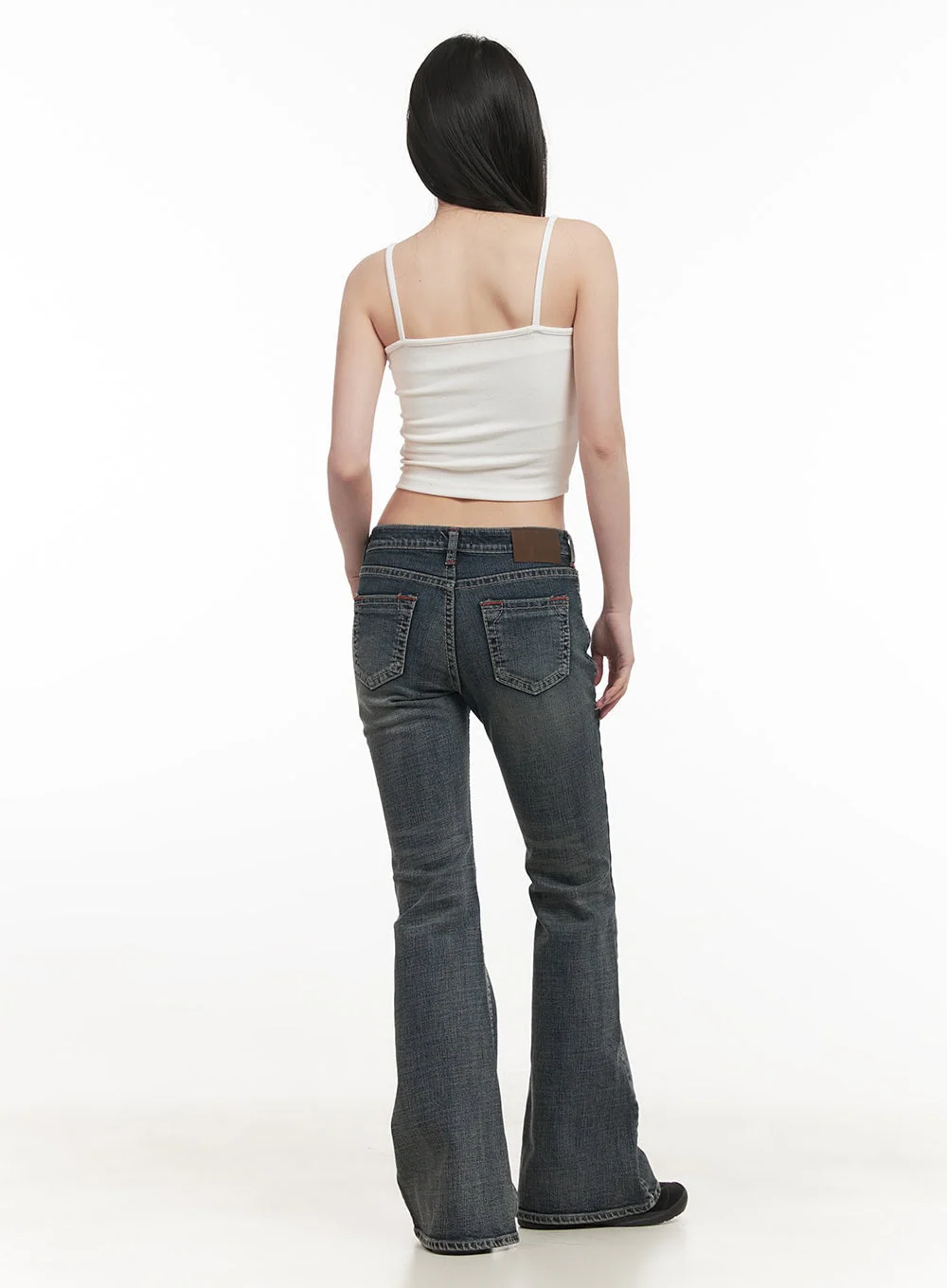 Ribbon Detail Cropped Cami CF514 - Image 7