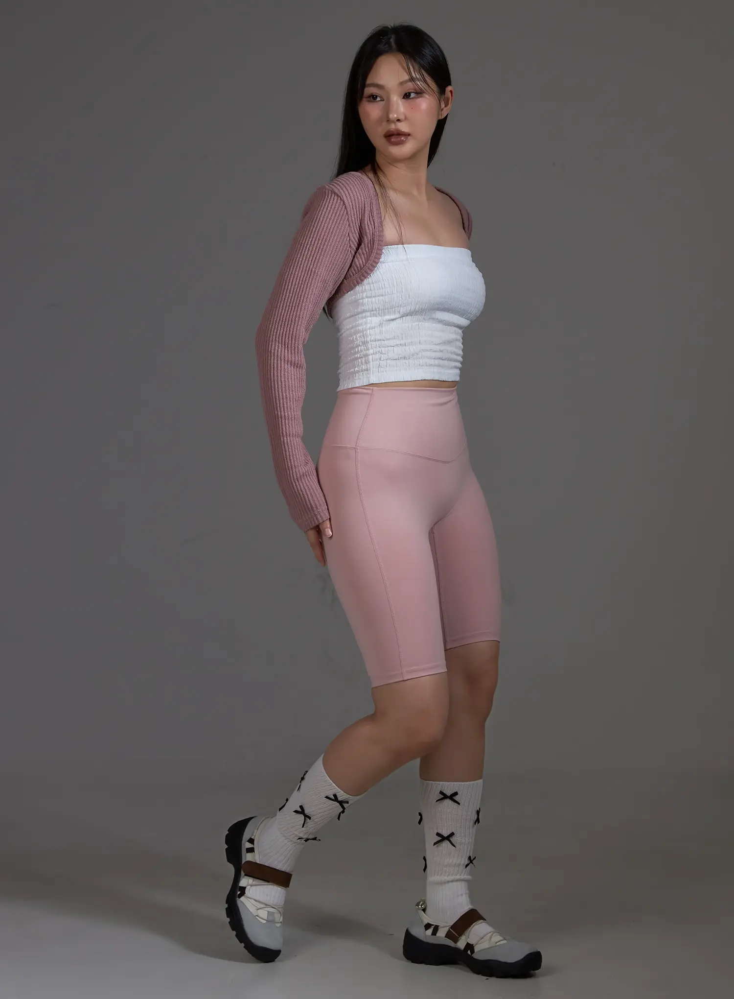 Ribbon Knee High Socks IO517 - Image 4