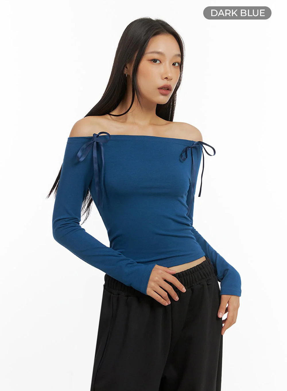Ribbon Off Shoulder Top IO409 - Image 17