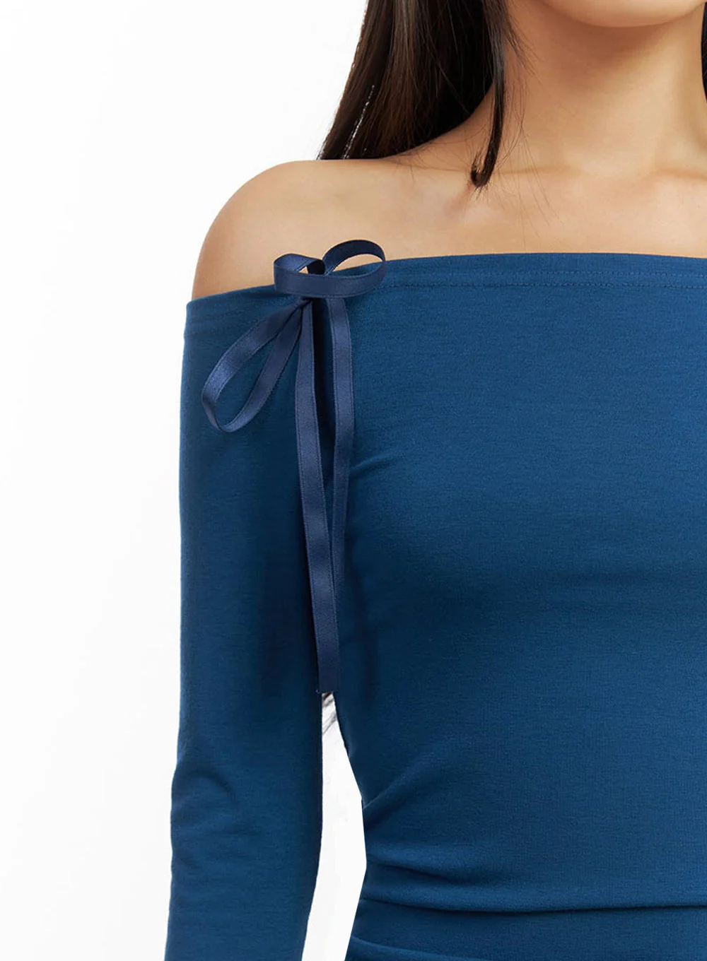 Ribbon Off Shoulder Top IO409 - Image 4
