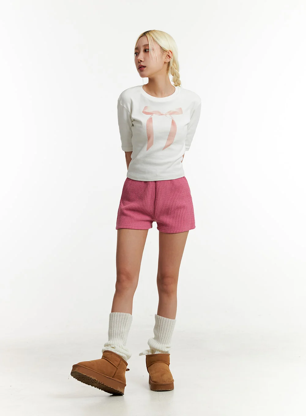 Ribbon Slip Crop T-shirt ID313 - Image 5