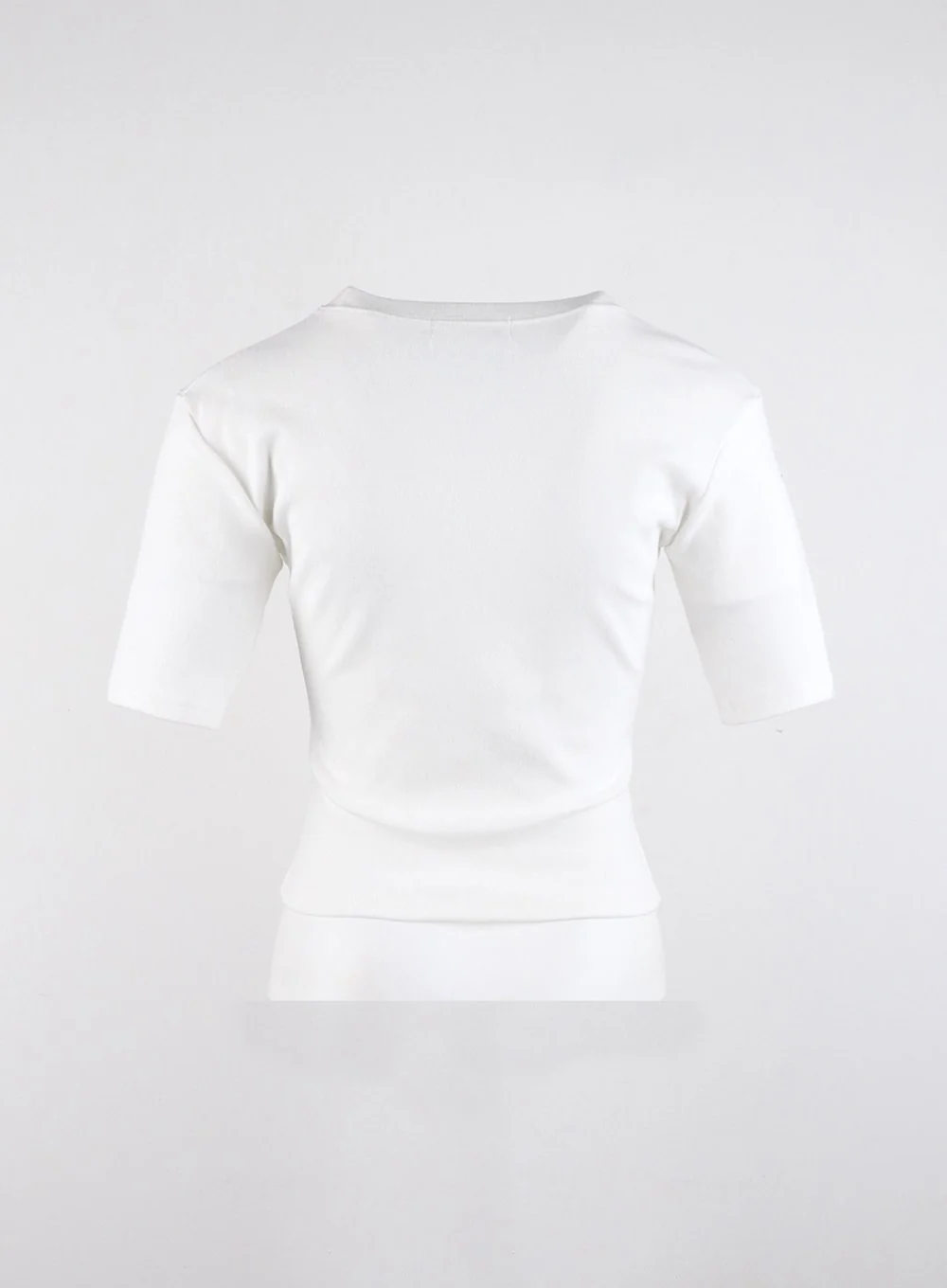 Ribbon Slip Crop T-shirt ID313 - Image 9