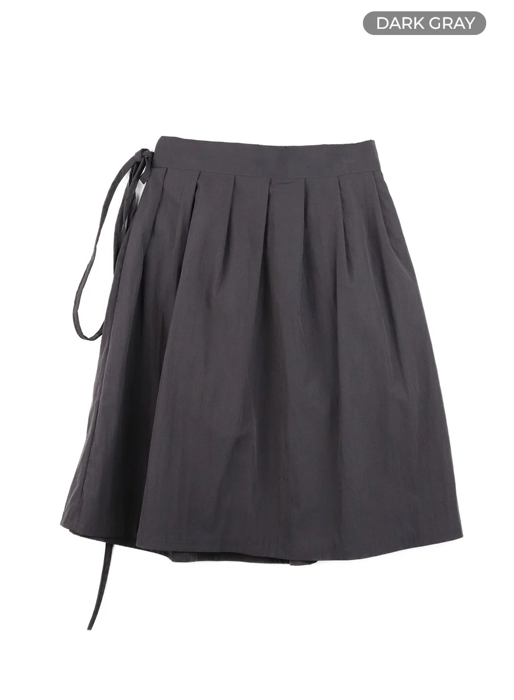 Ribbon Strap Pleated Midi Skirt OY413 - Image 8