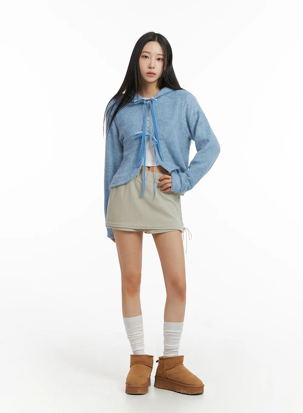 Ribbon Terry Cardigan CJ408 - Image 3