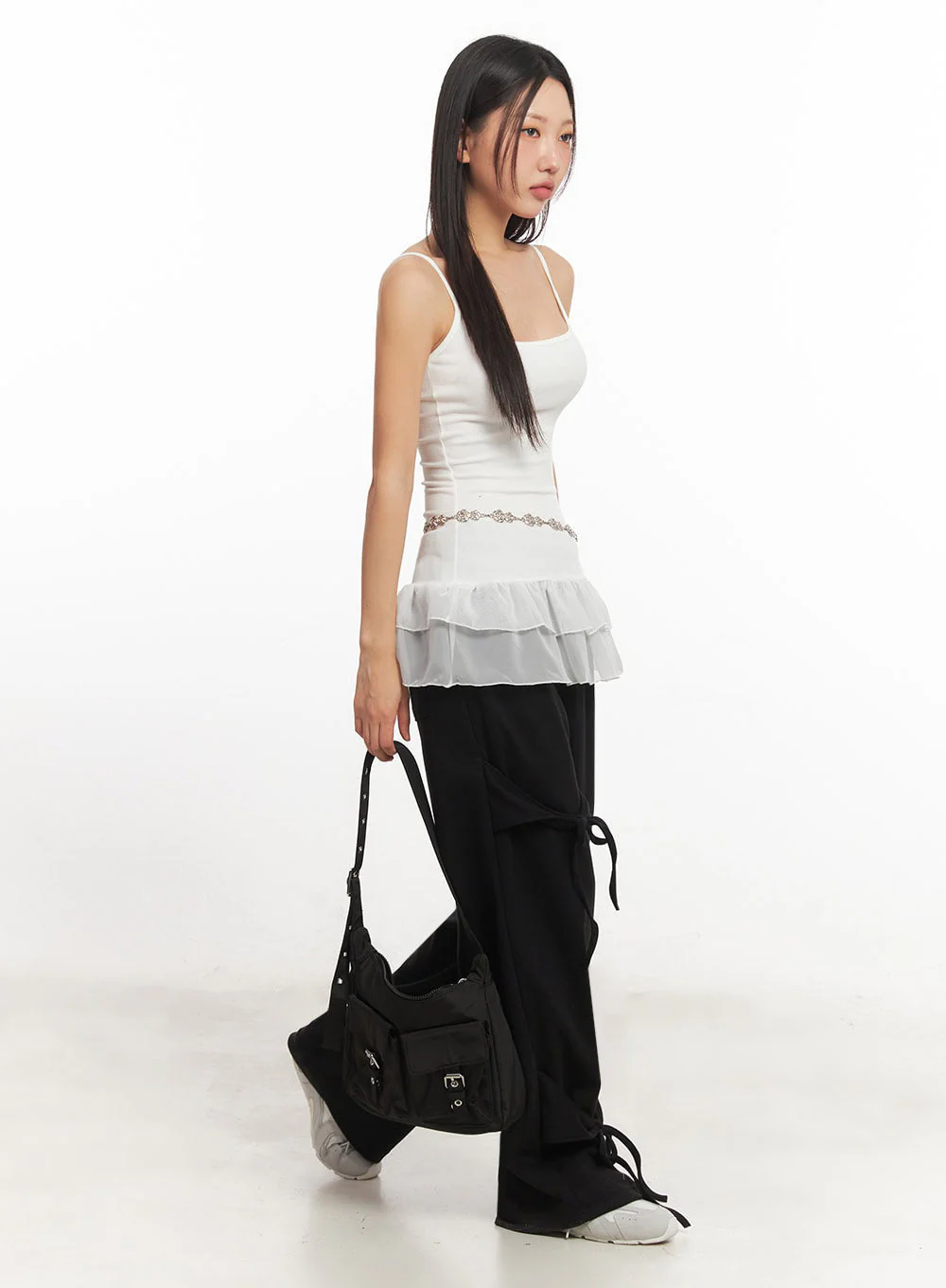 Ribbon Wide-Leg Sweatpants IA524 - Image 12
