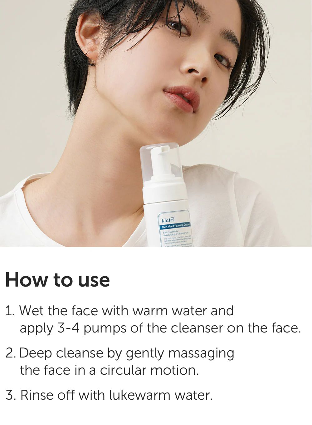 Rich Moist Foaming Cleanser (100ml) - Image 11