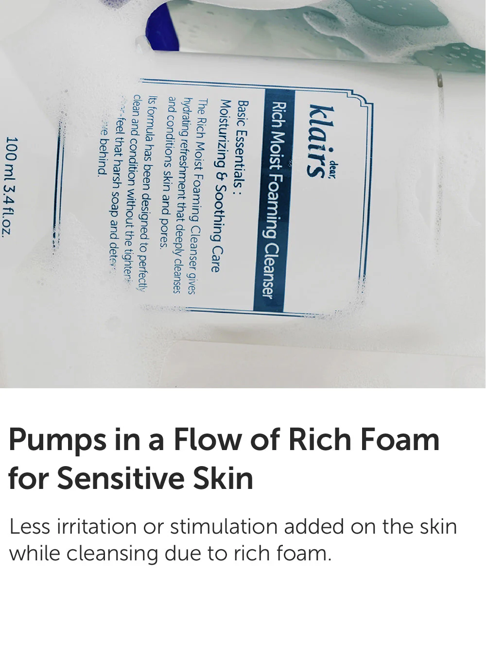 Rich Moist Foaming Cleanser (100ml) - Image 8