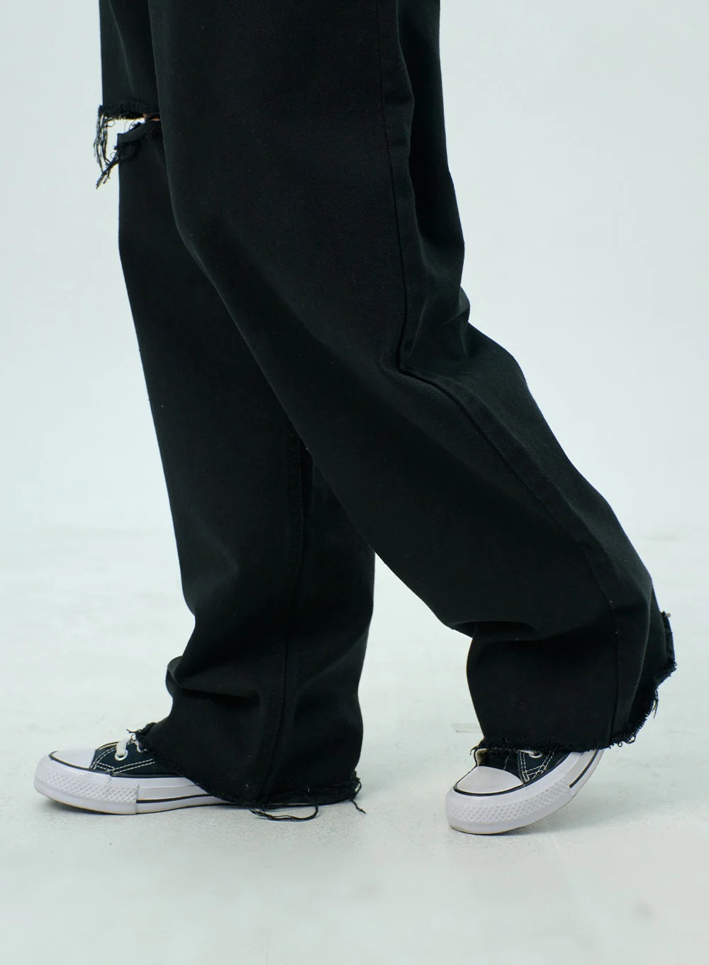 Ripped Cotton Pants BY317 - Image 8