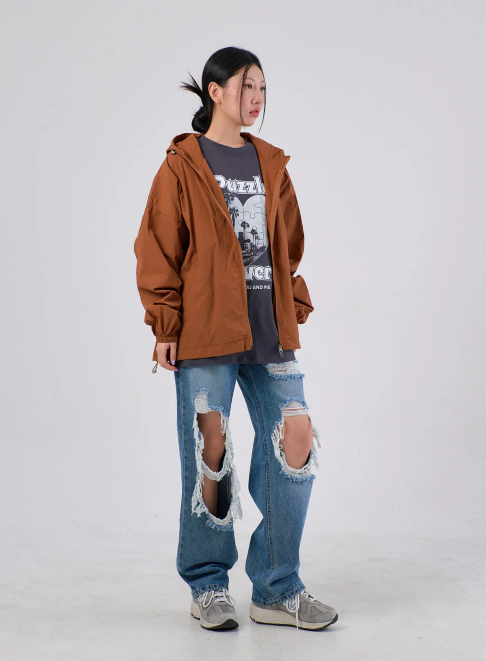 Ripped Knee Jeans IA305 - Image 13