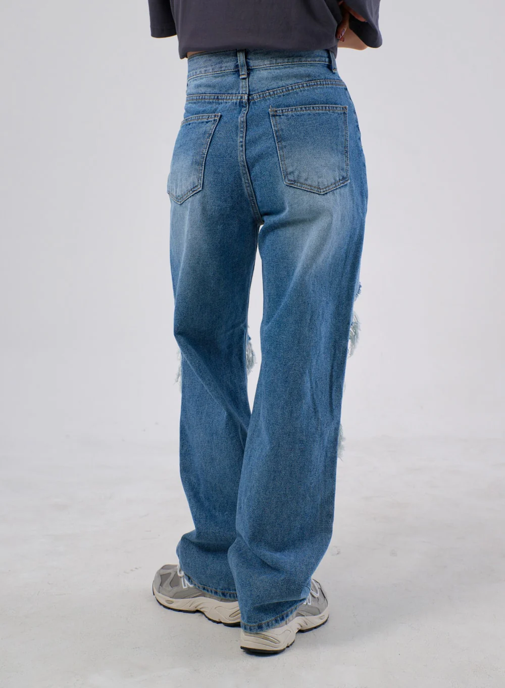 Ripped Knee Jeans IA305 - Image 5