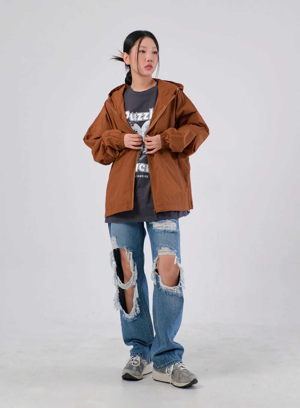 Ripped Knee Jeans IA305 - Image 9