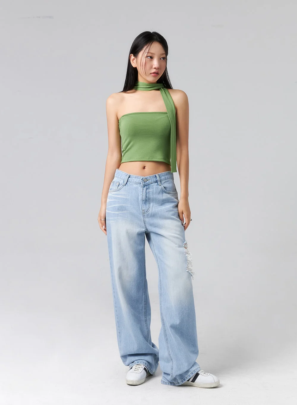 Ripped Side Jeans CL320 - Image 8