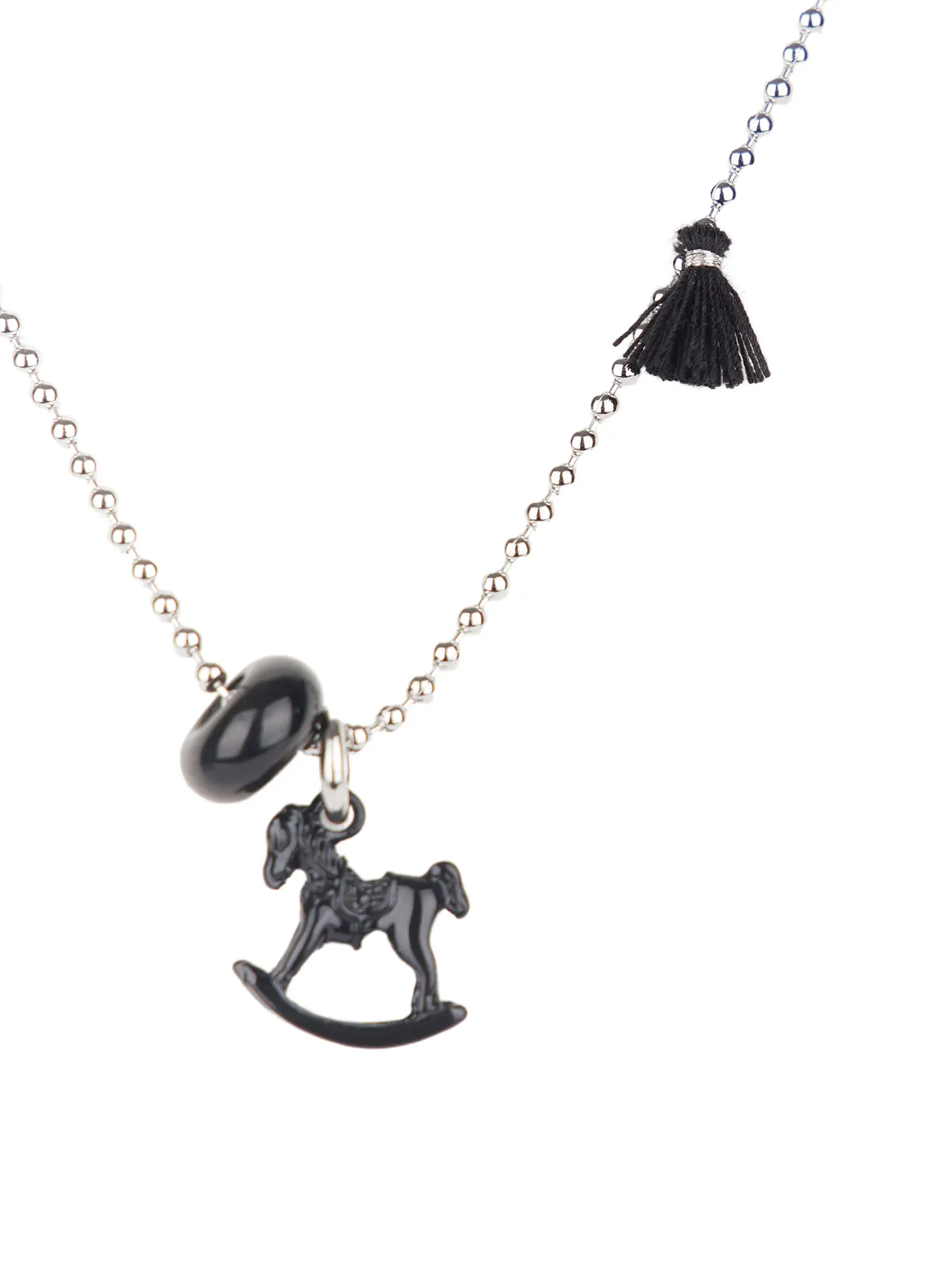 Rocking Horse Tassel Necklace F502 - Image 4