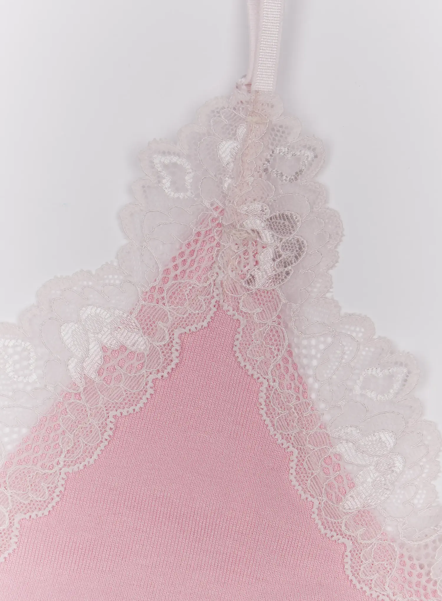 Romantic Lace Trim Cami Top F517 - Image 3