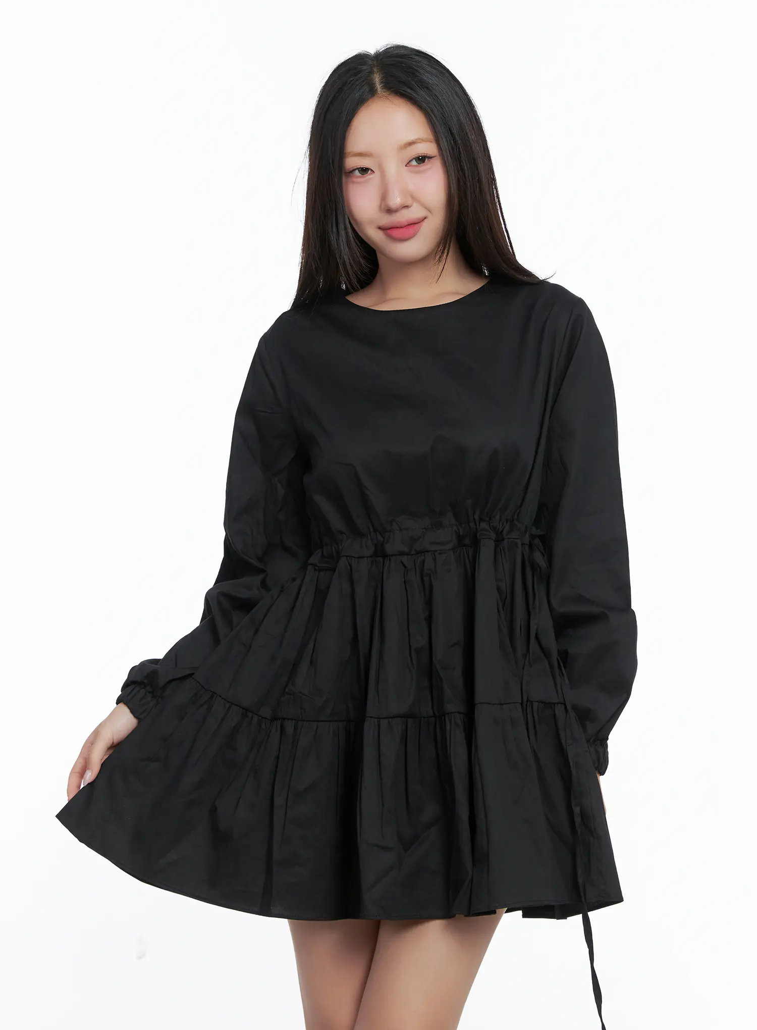 Romantic Ruffled Mini Dress CS503 - Image 10