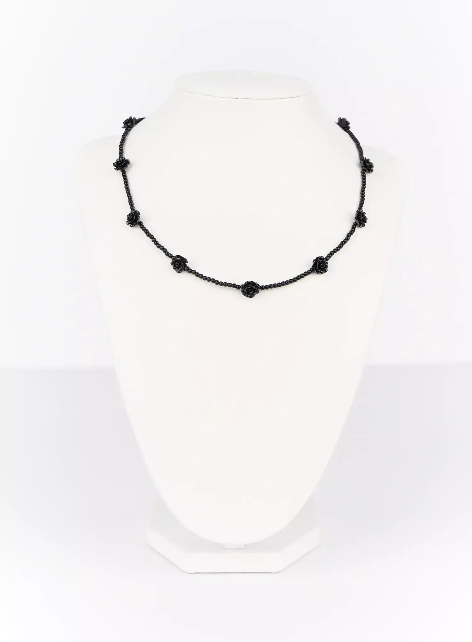 Rose Beaded Choker Necklace IF505 - Image 9