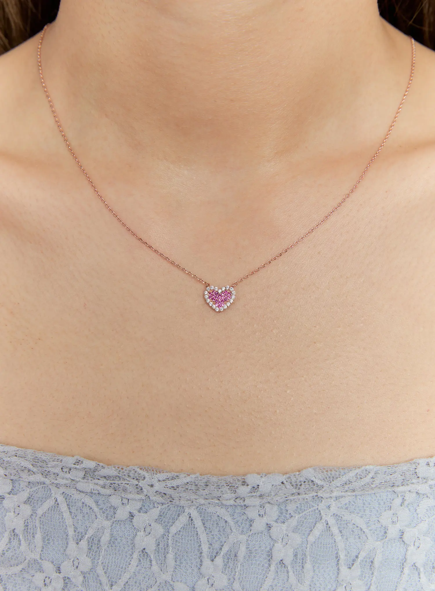 Rose Love Spark Necklace IS517 - Image 3