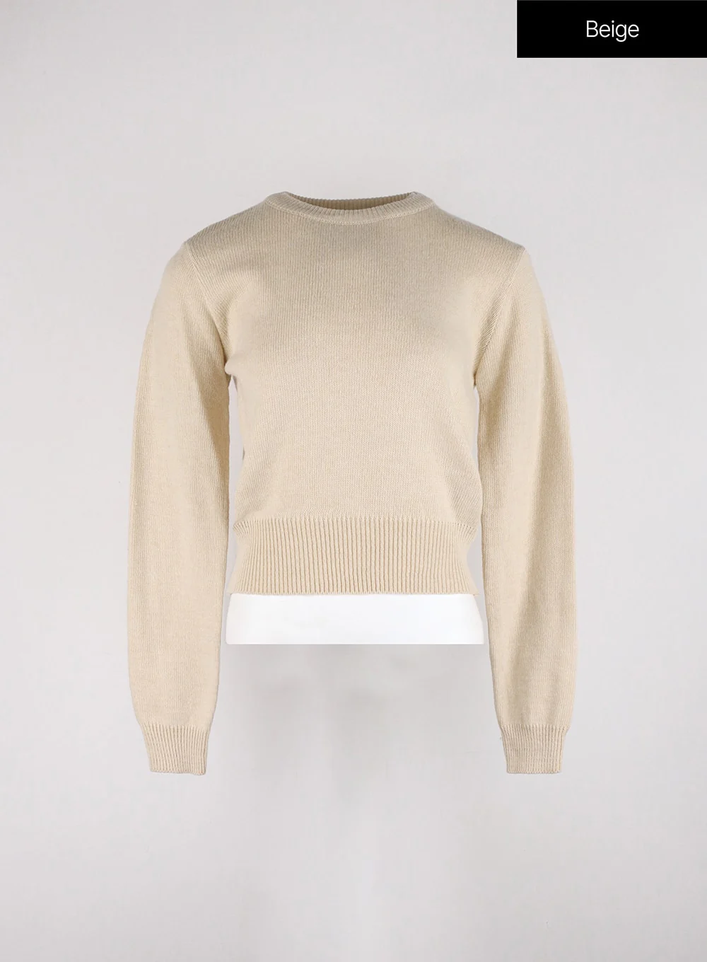 Round Neck Crop Knit Sweater OD326 - Image 11