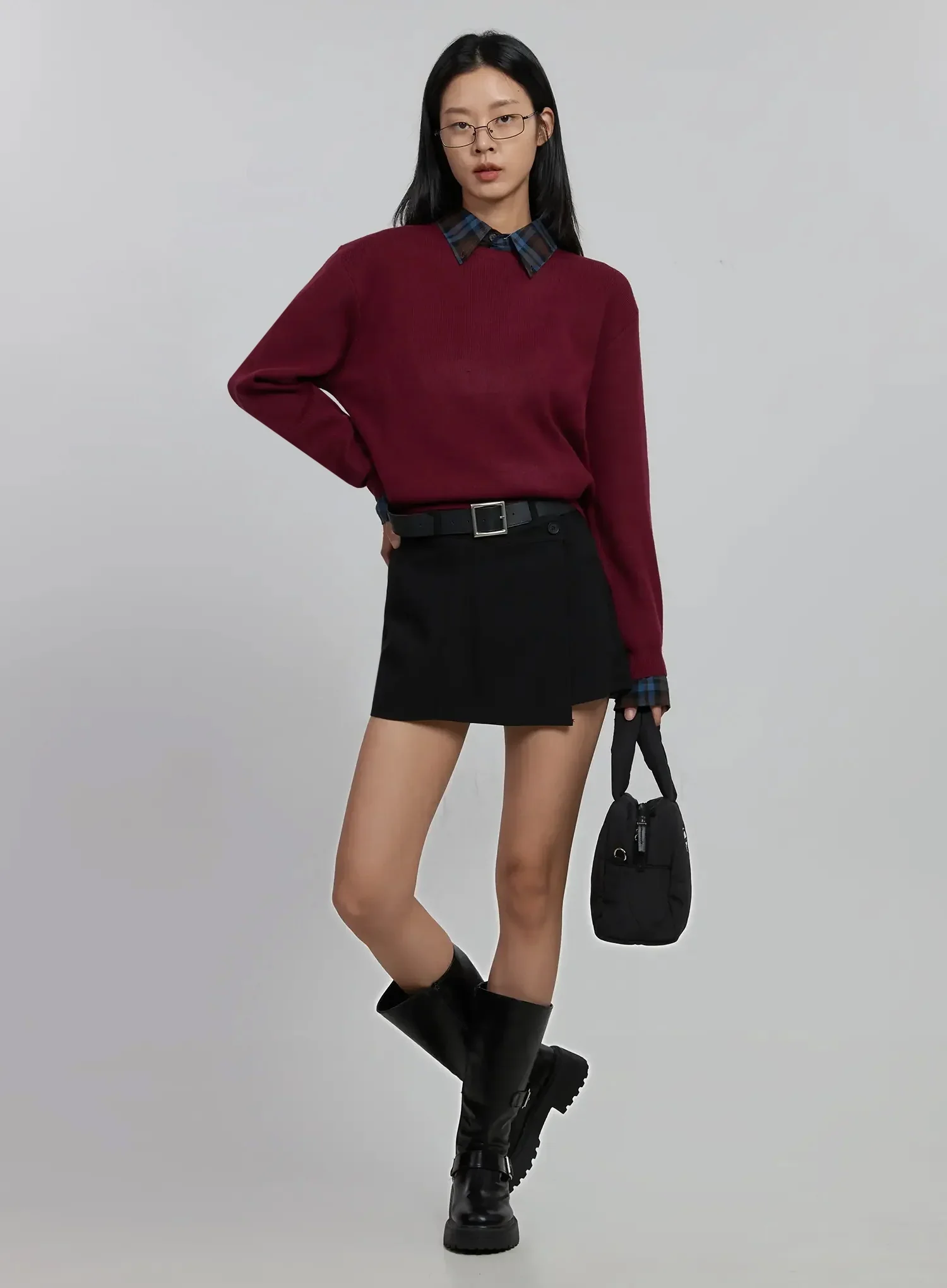 Round Neck Knit Top ID516 - Image 14