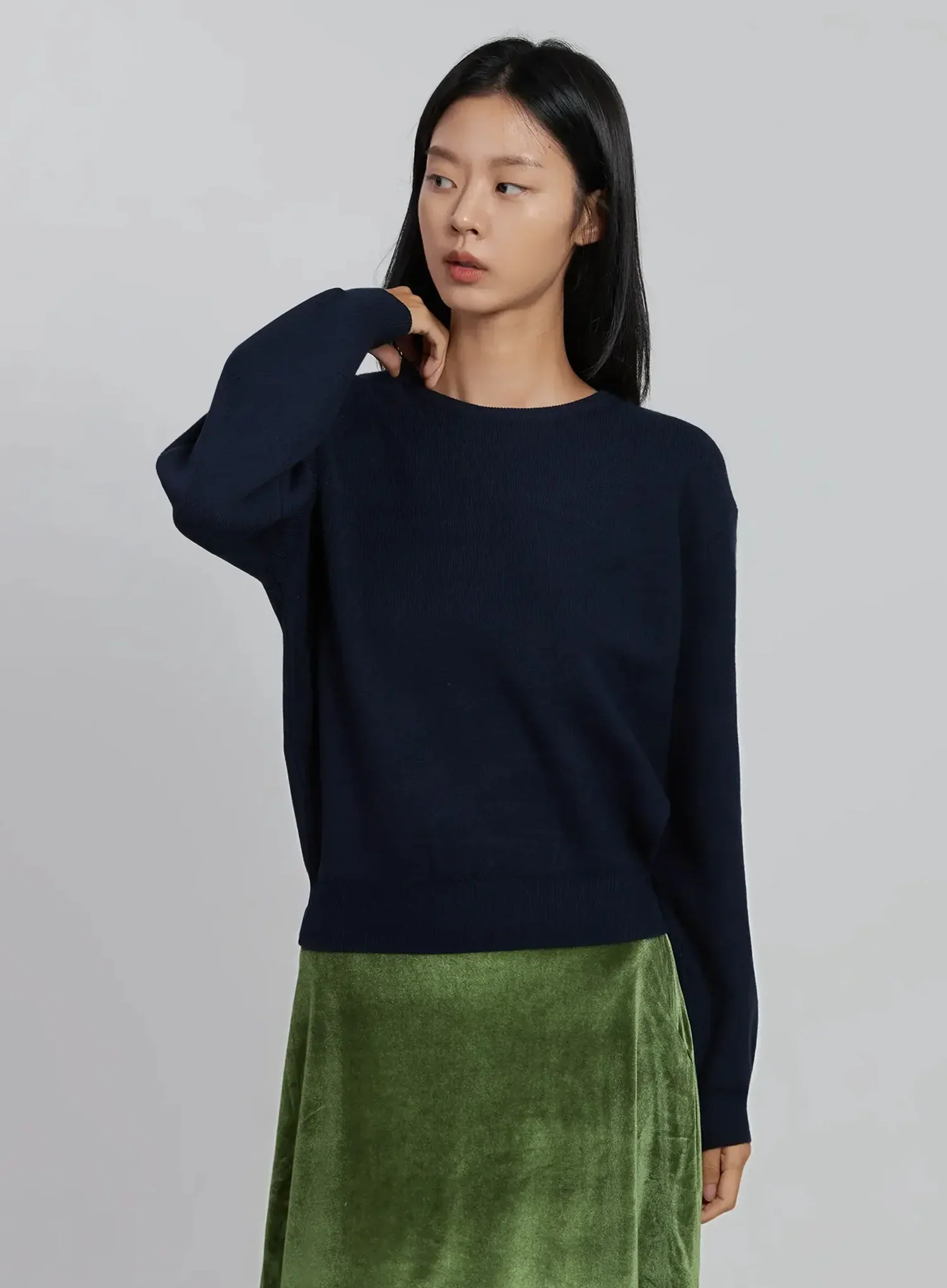 Round Neck Knit Top ID516 - Image 15