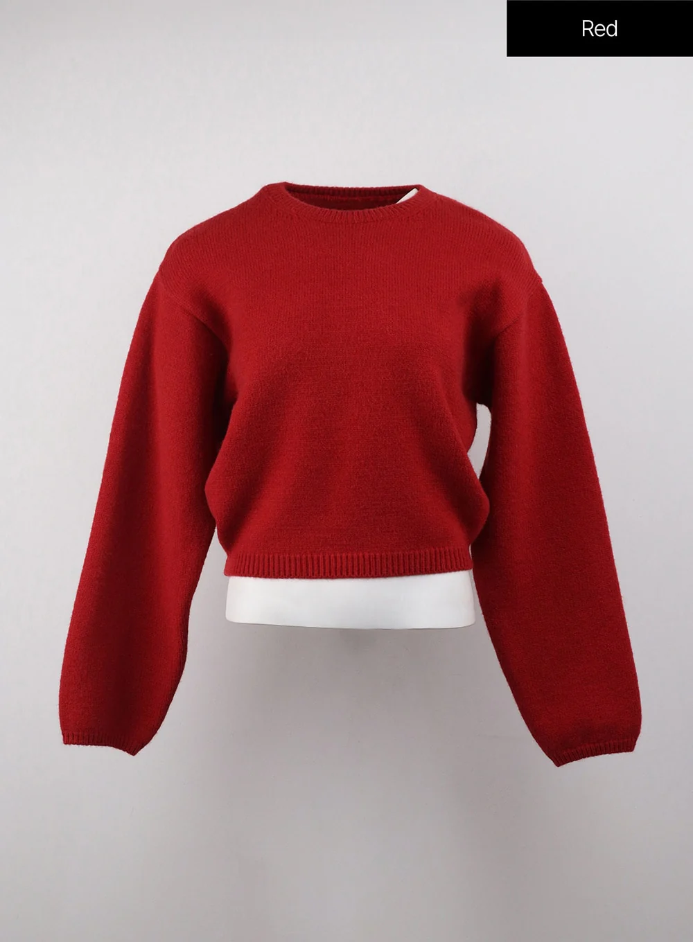 Round Neck Knitted Long Sleeve Sweater OJ415 - Image 11