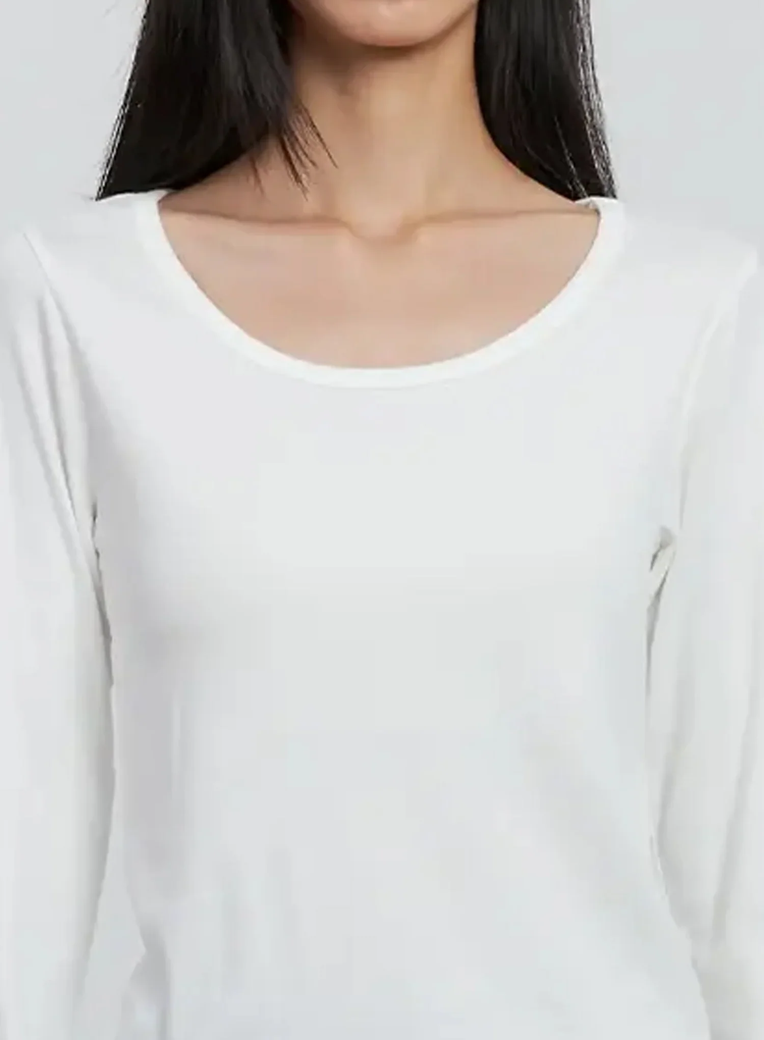 Round-Neck Long Sleeve Top IS515 - Image 5
