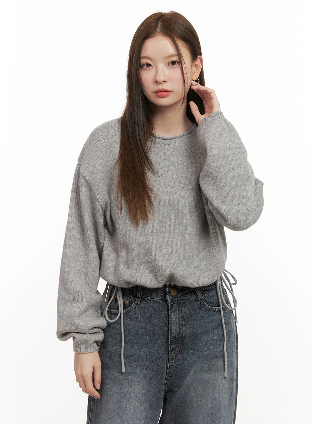 Round Neck Loose Sweater OD417 - Image 10