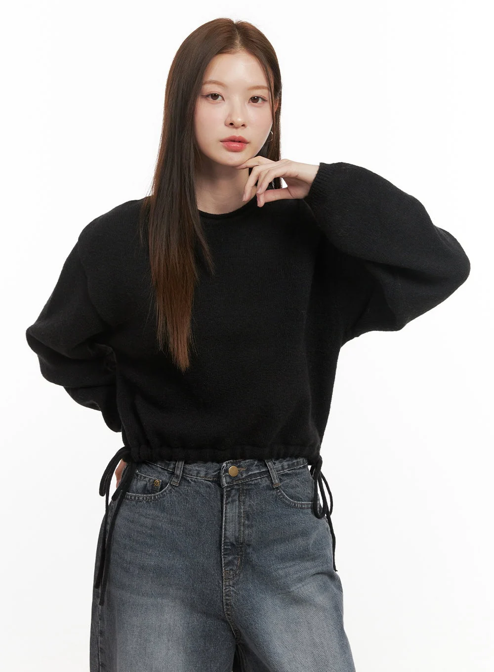 Round Neck Loose Sweater OD417 - Image 11