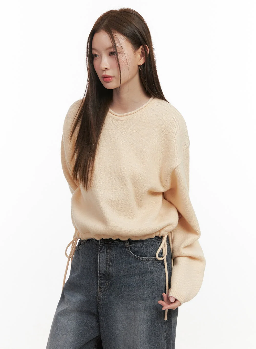 Round Neck Loose Sweater OD417 - Image 12