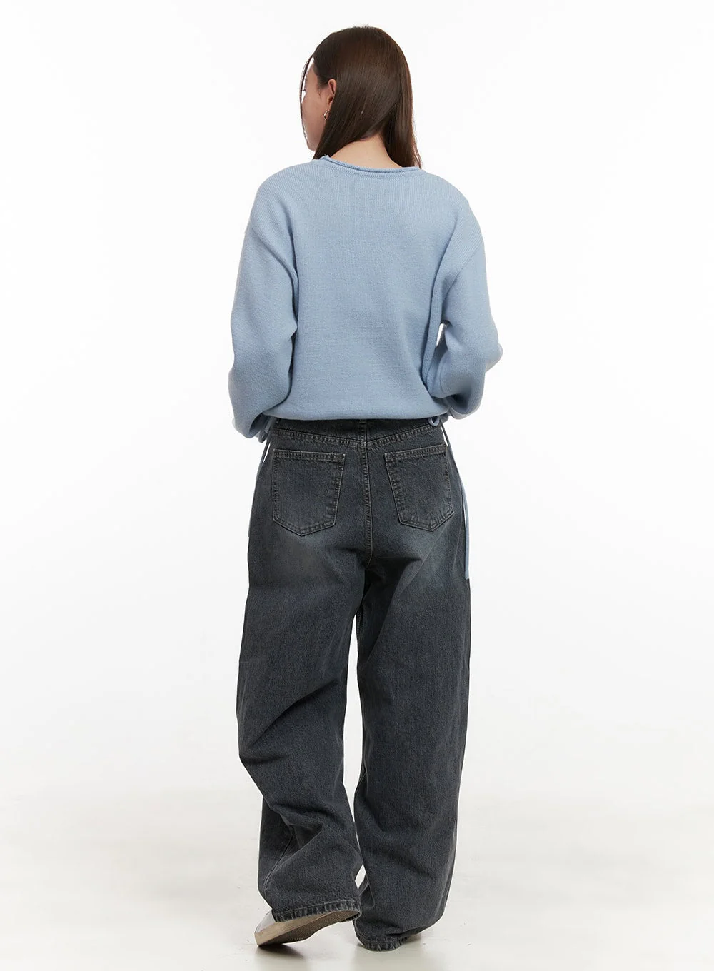 Round Neck Loose Sweater OD417 - Image 4