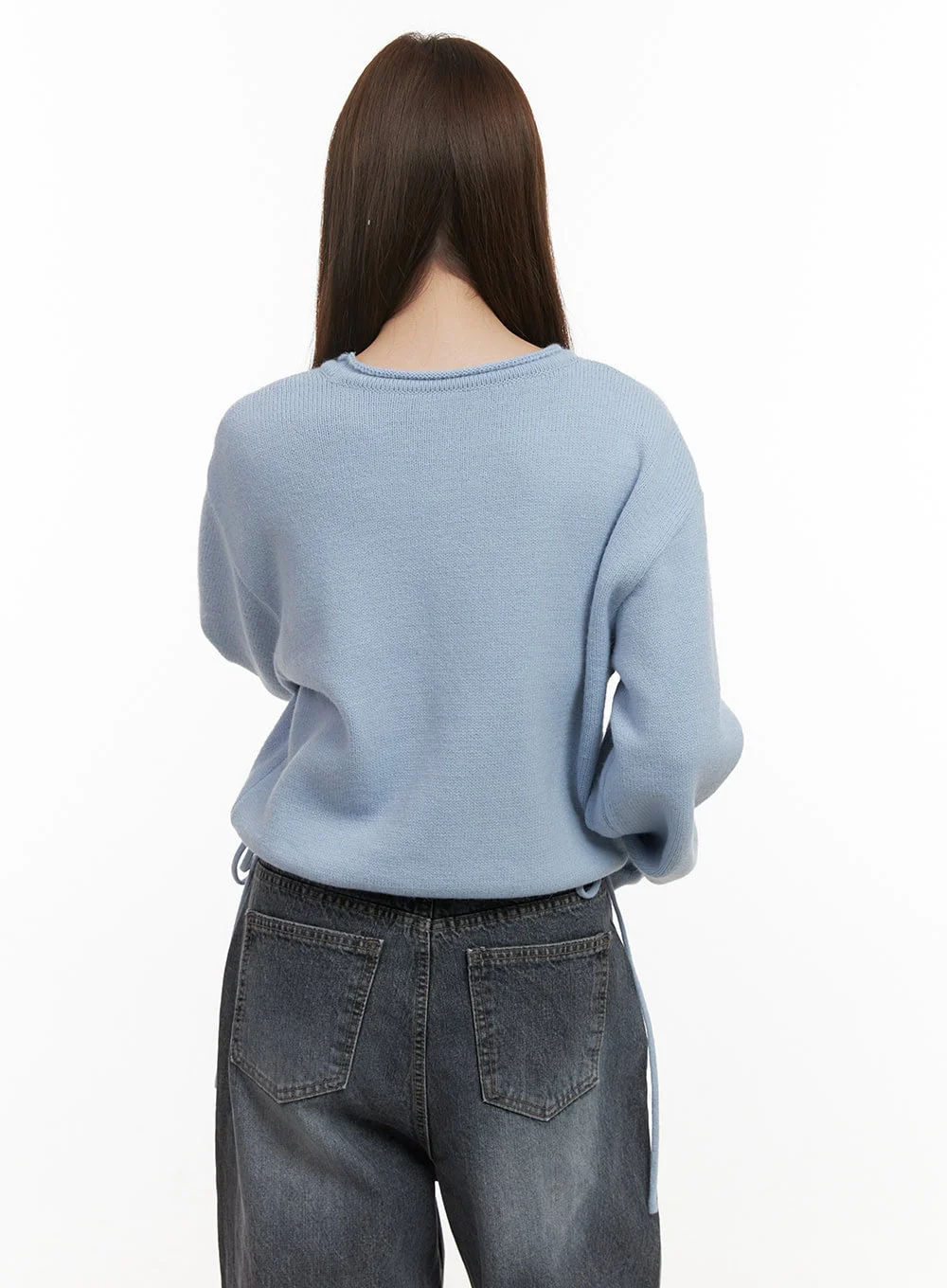 Round Neck Loose Sweater OD417 - Image 8