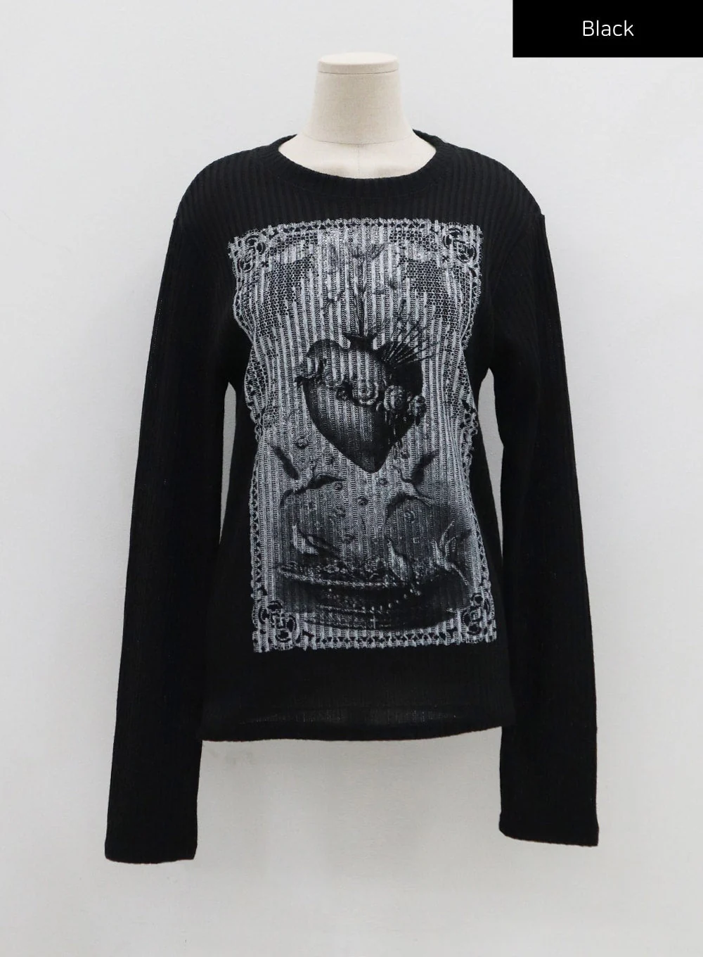 Round Neck Printed Knit CO07 - Image 15