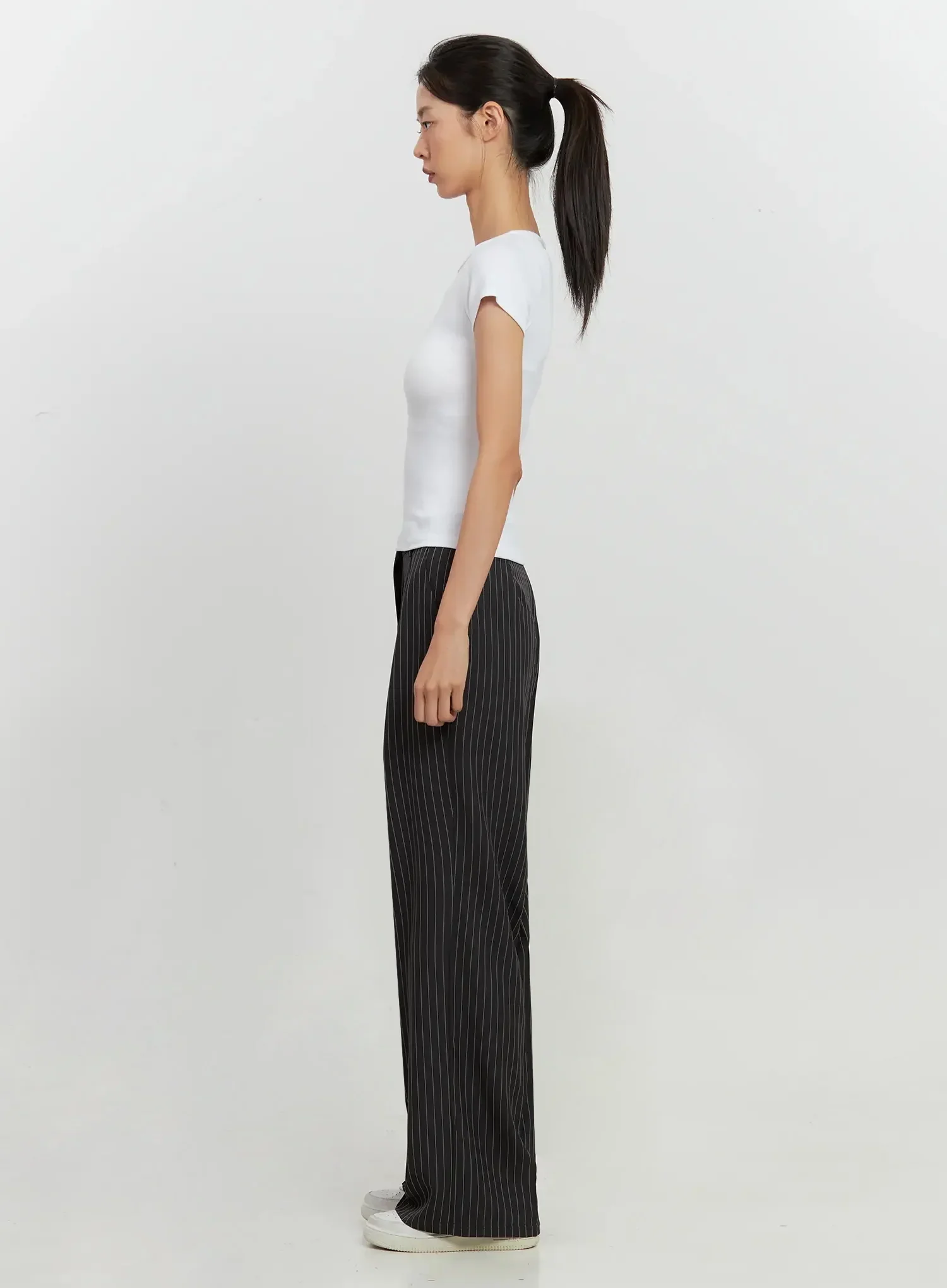 Round Neck Short-Sleeve Top IL528 - Image 7