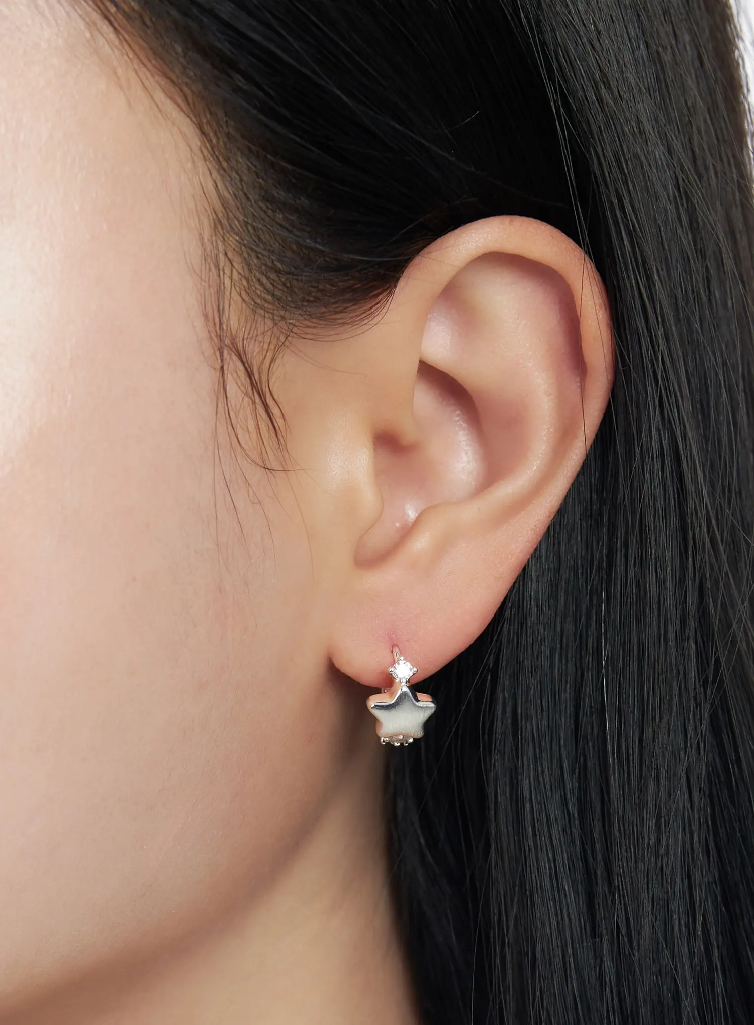 Round Star Earrings CJ523