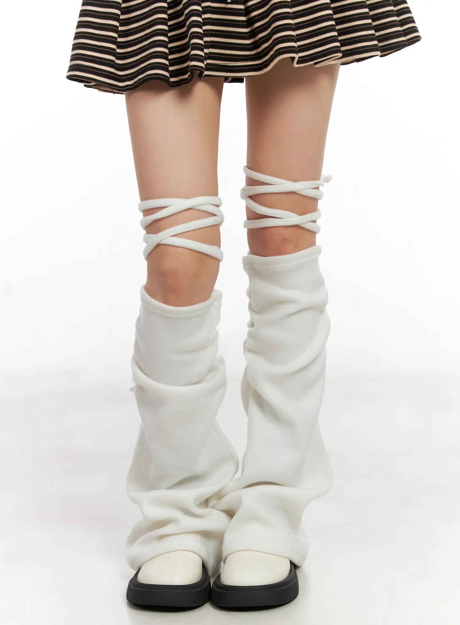 Ruched String Leg Warmers CN521 - Image 3