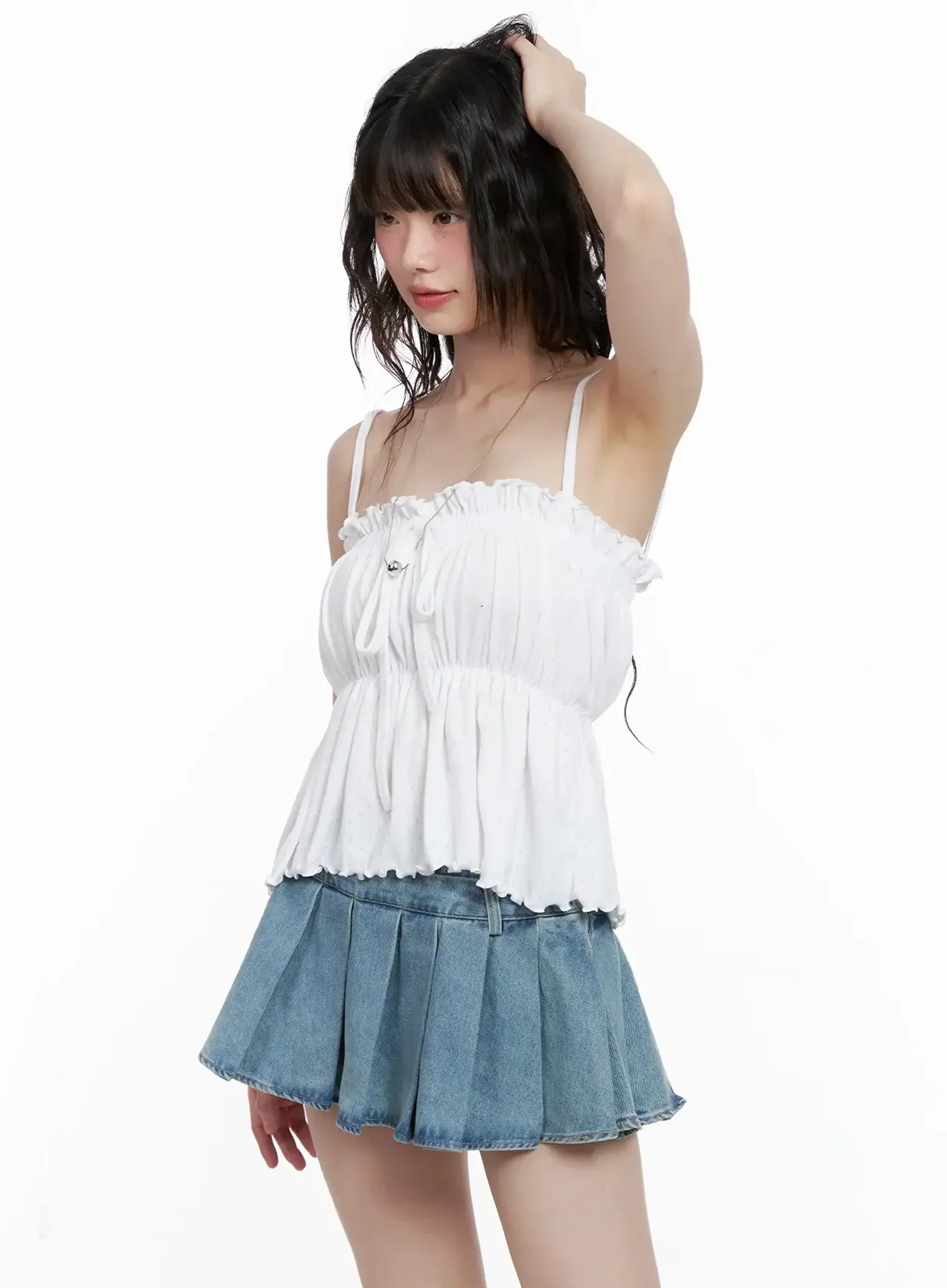Ruffle Babydoll Top IL531 - Image 15