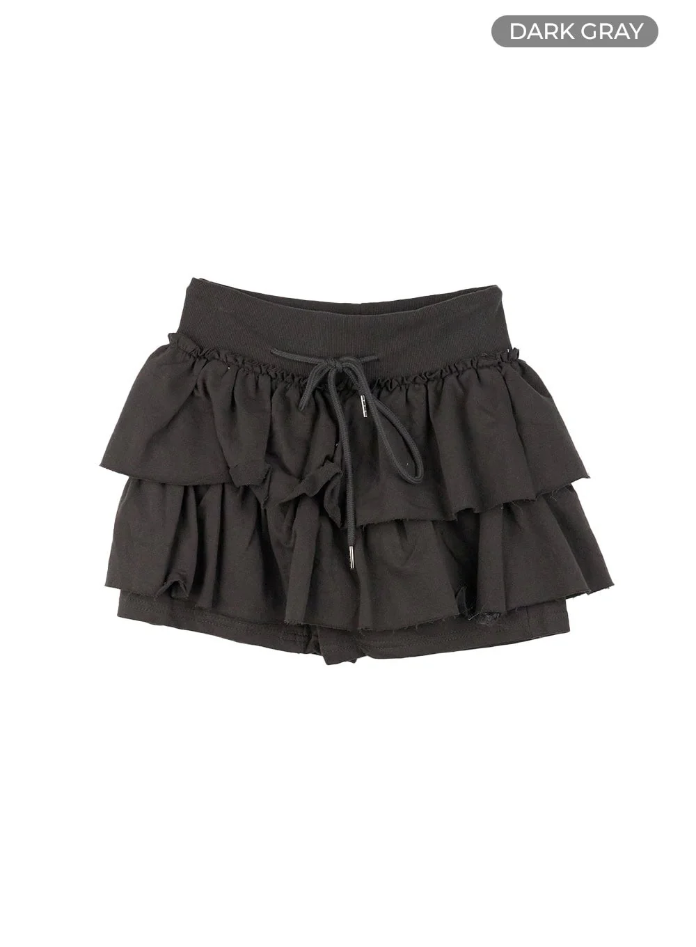 Ruffle Banded Cotton Mini Skirt CG412 - Image 8