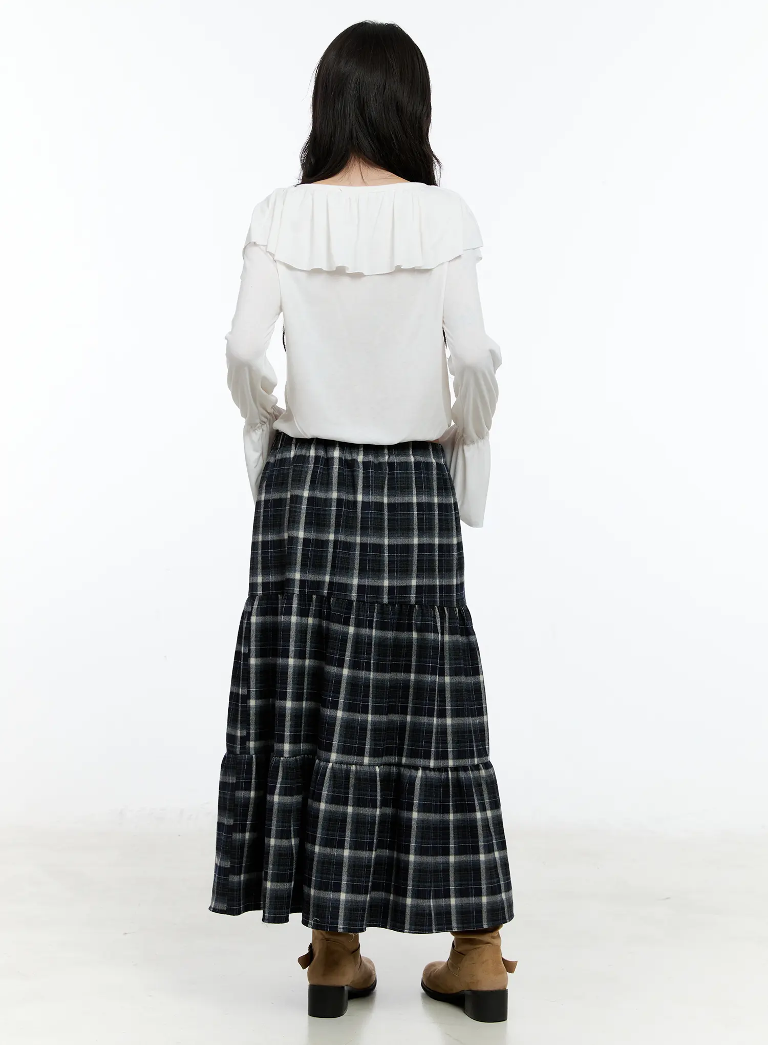 Ruffle Flare Sleeved Cardigan CN517 - Image 5