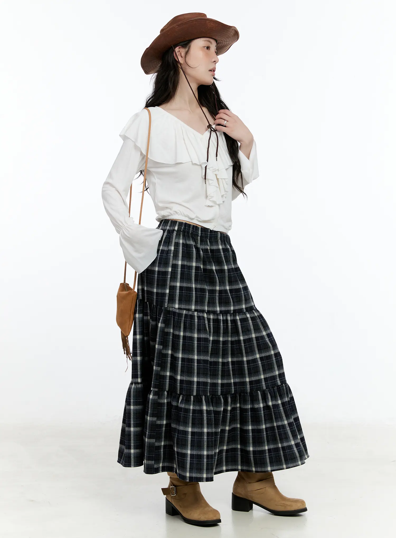 Ruffle Flare Sleeved Cardigan CN517 - Image 6