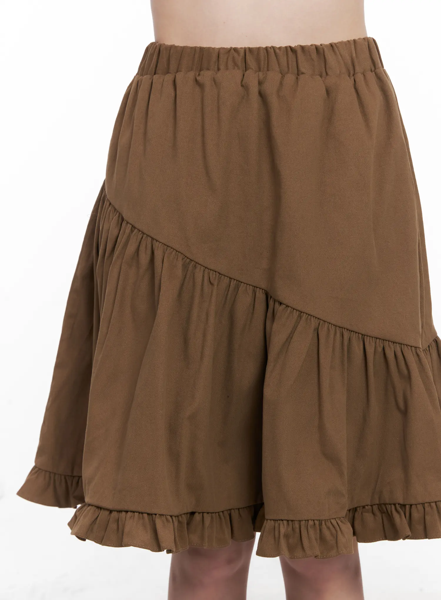 Ruffle Hem Midi Skirt CO531 - Image 3