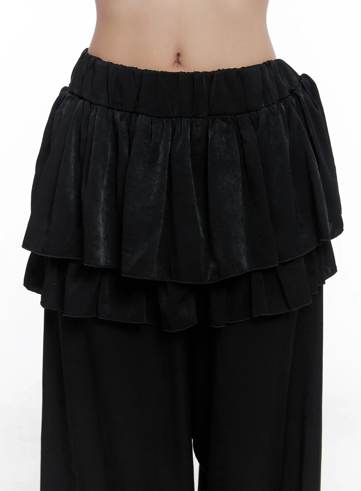 Ruffle Layered Wide-Leg Pants CS502 - Image 3