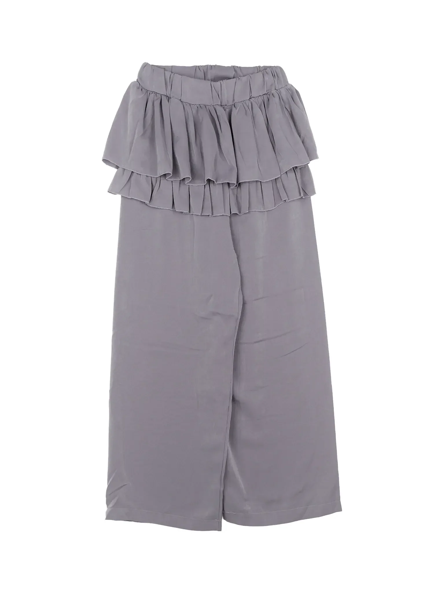 Ruffle Layered Wide-Leg Pants CS502 - Image 9