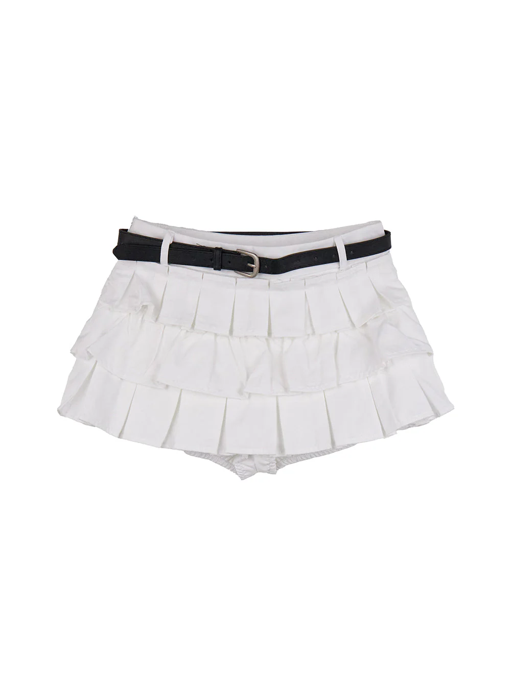 Ruffle Pleated Mini Skirt CJ523 - Image 8
