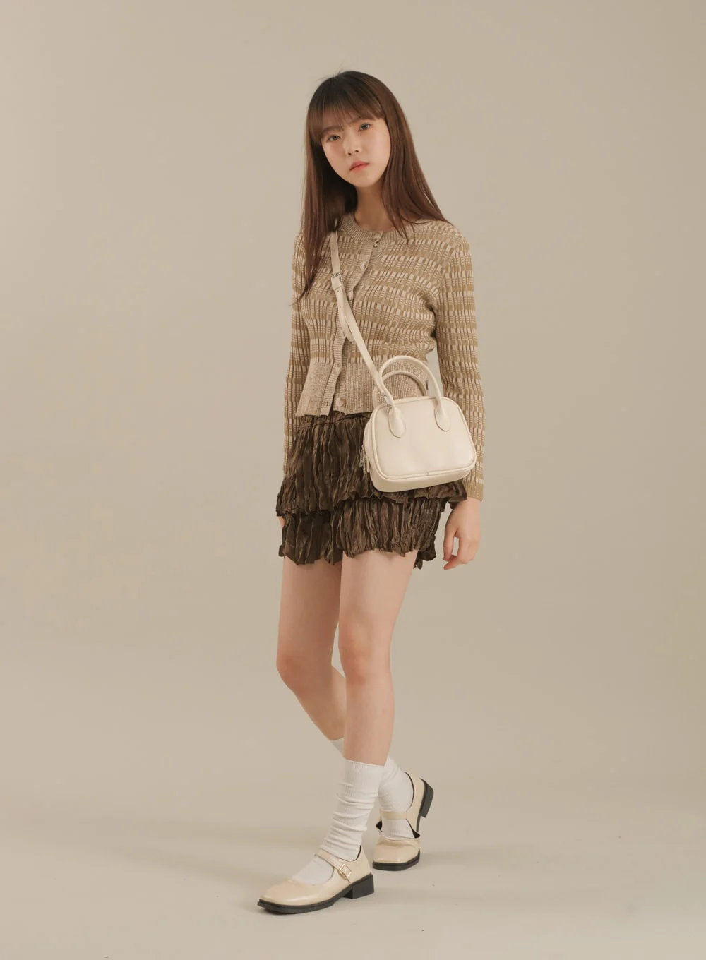 Ruffle Tier Mini Skirt J17 - Image 9