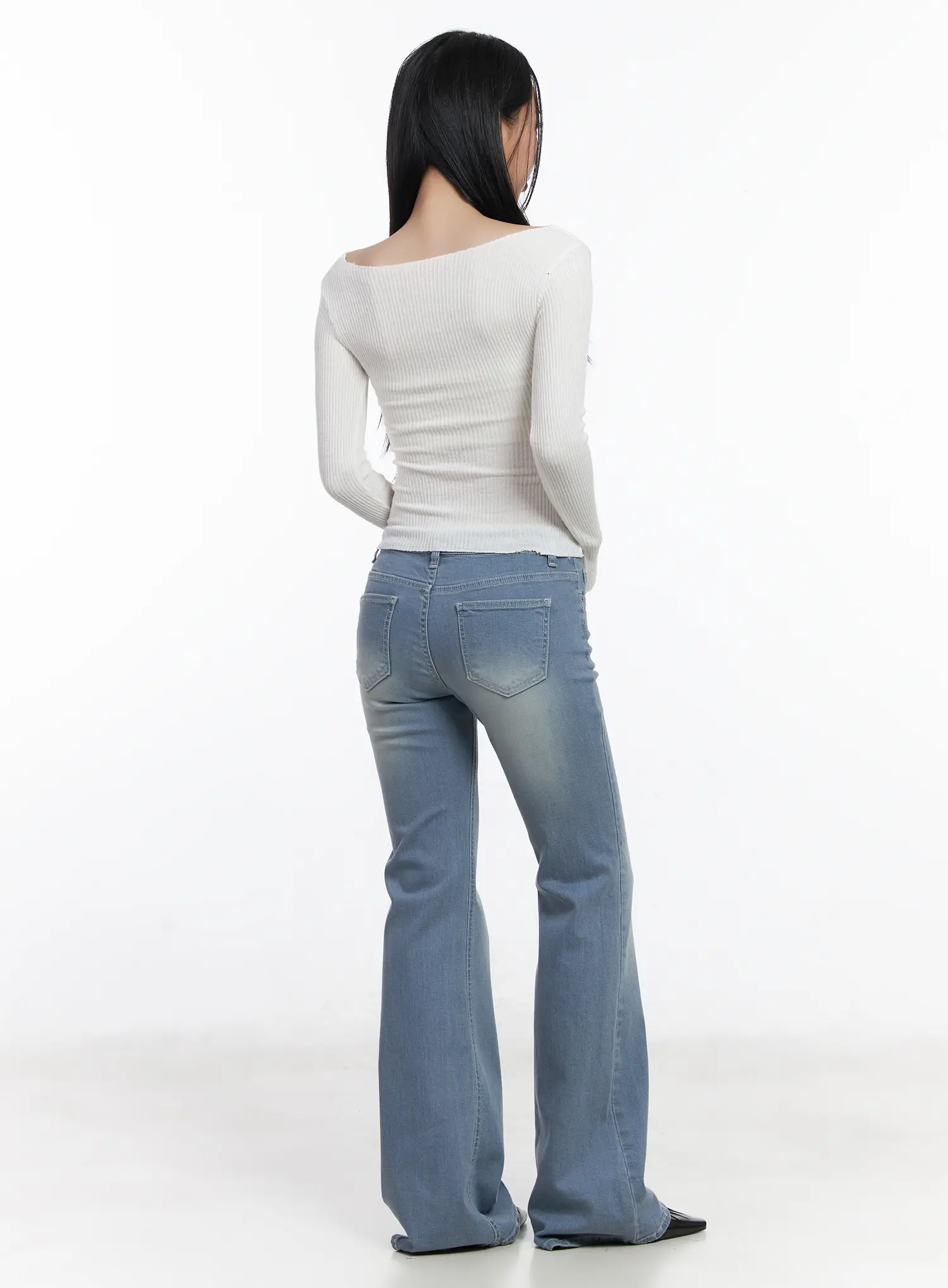 Sabi Double Washed Bootcut Jeans CF503 - Image 7