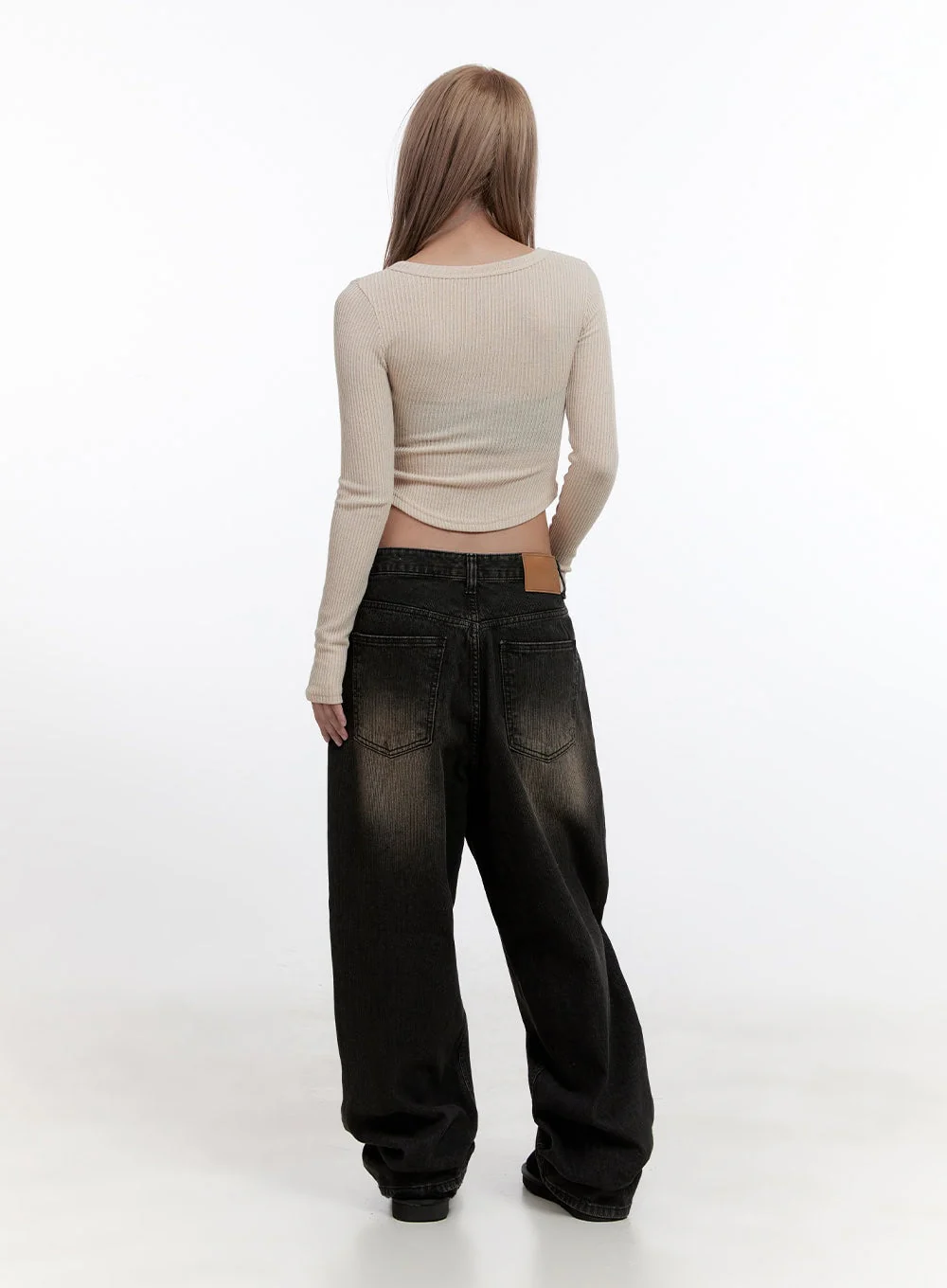 Sabina Low Waist Wide Fit Denim Jeans CN425 - Image 6