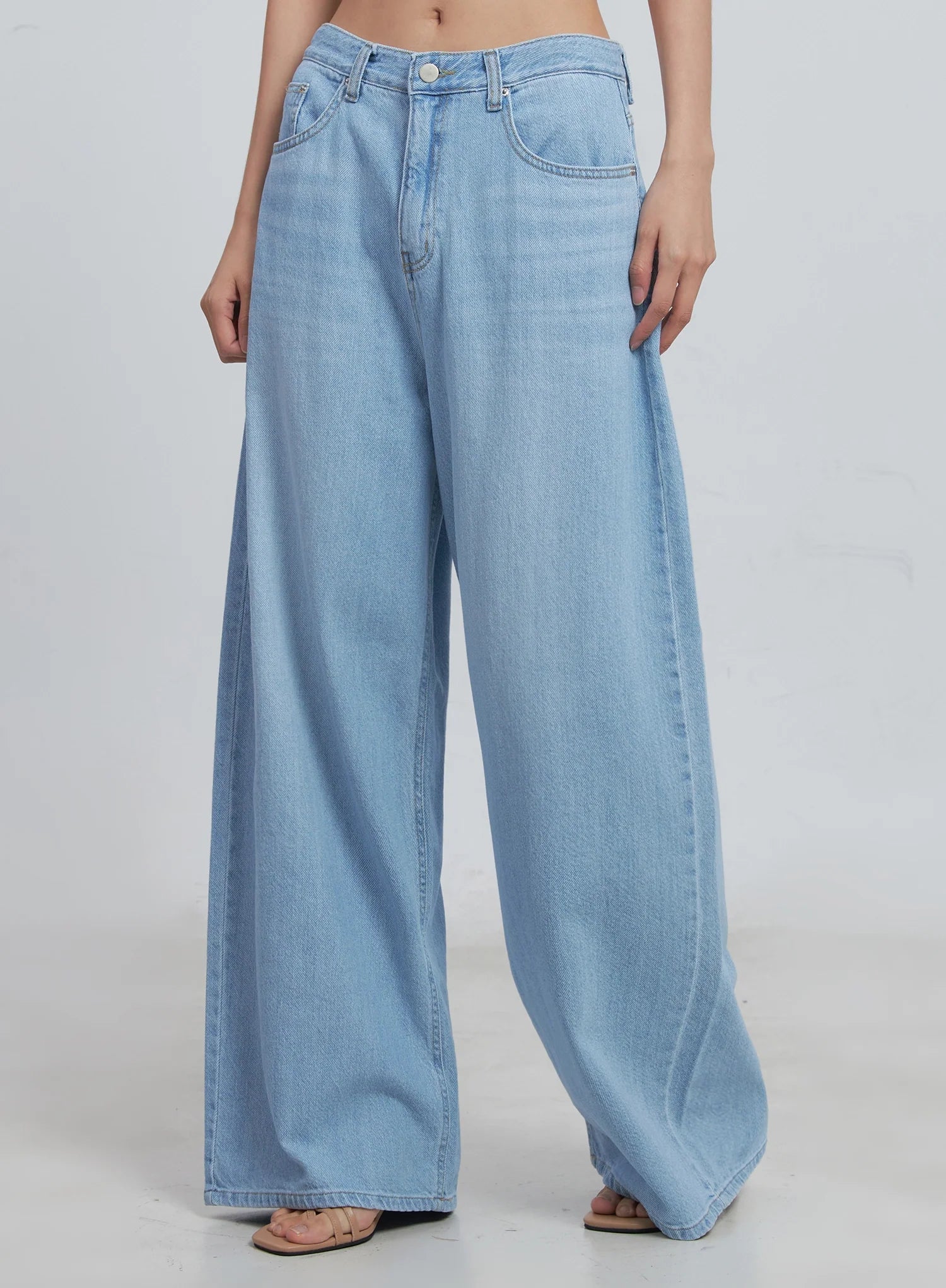 Scarlett Washed Wide-Leg Jeans IU512 - Image 11