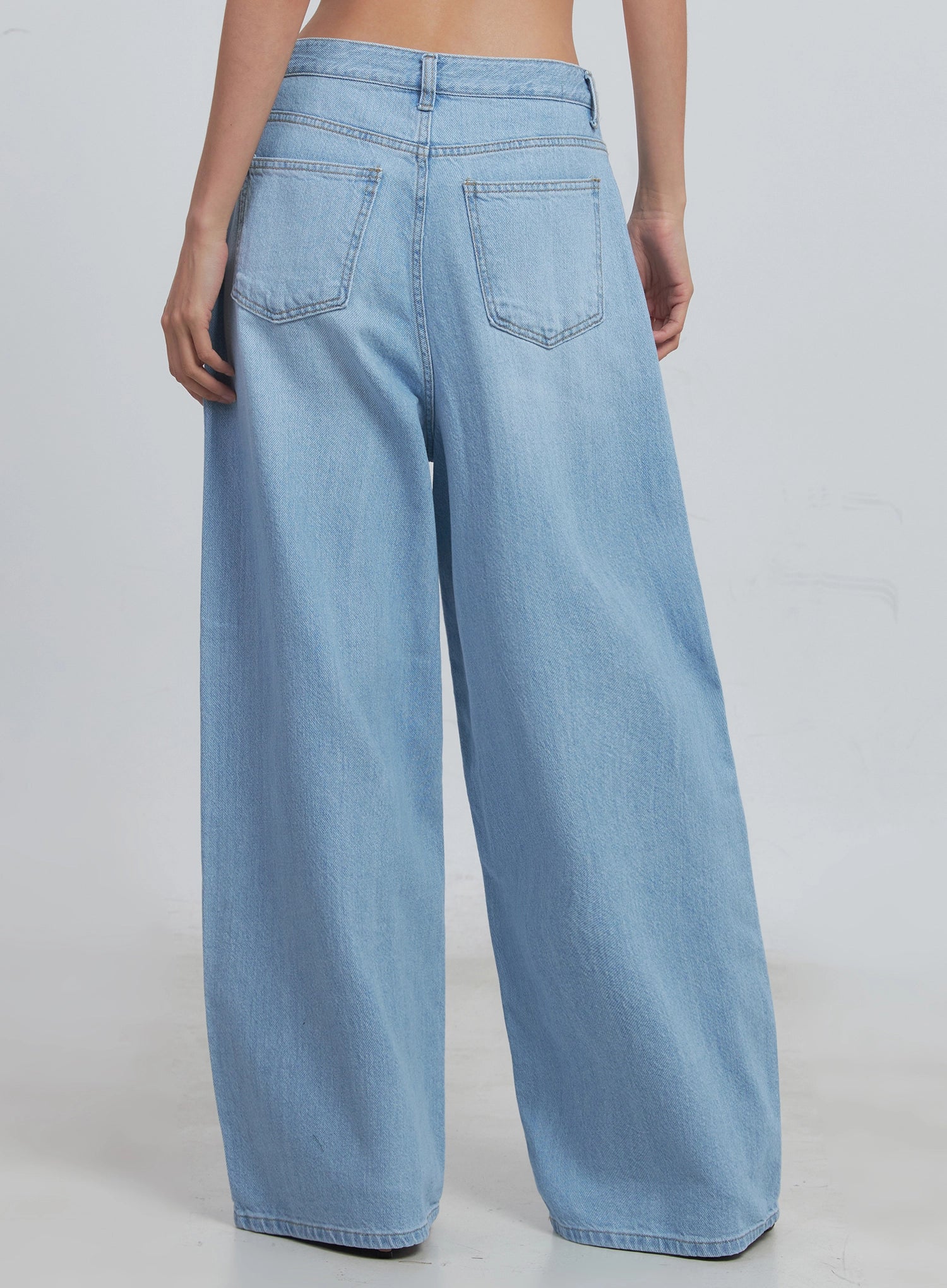 Scarlett Washed Wide-Leg Jeans IU512 - Image 12