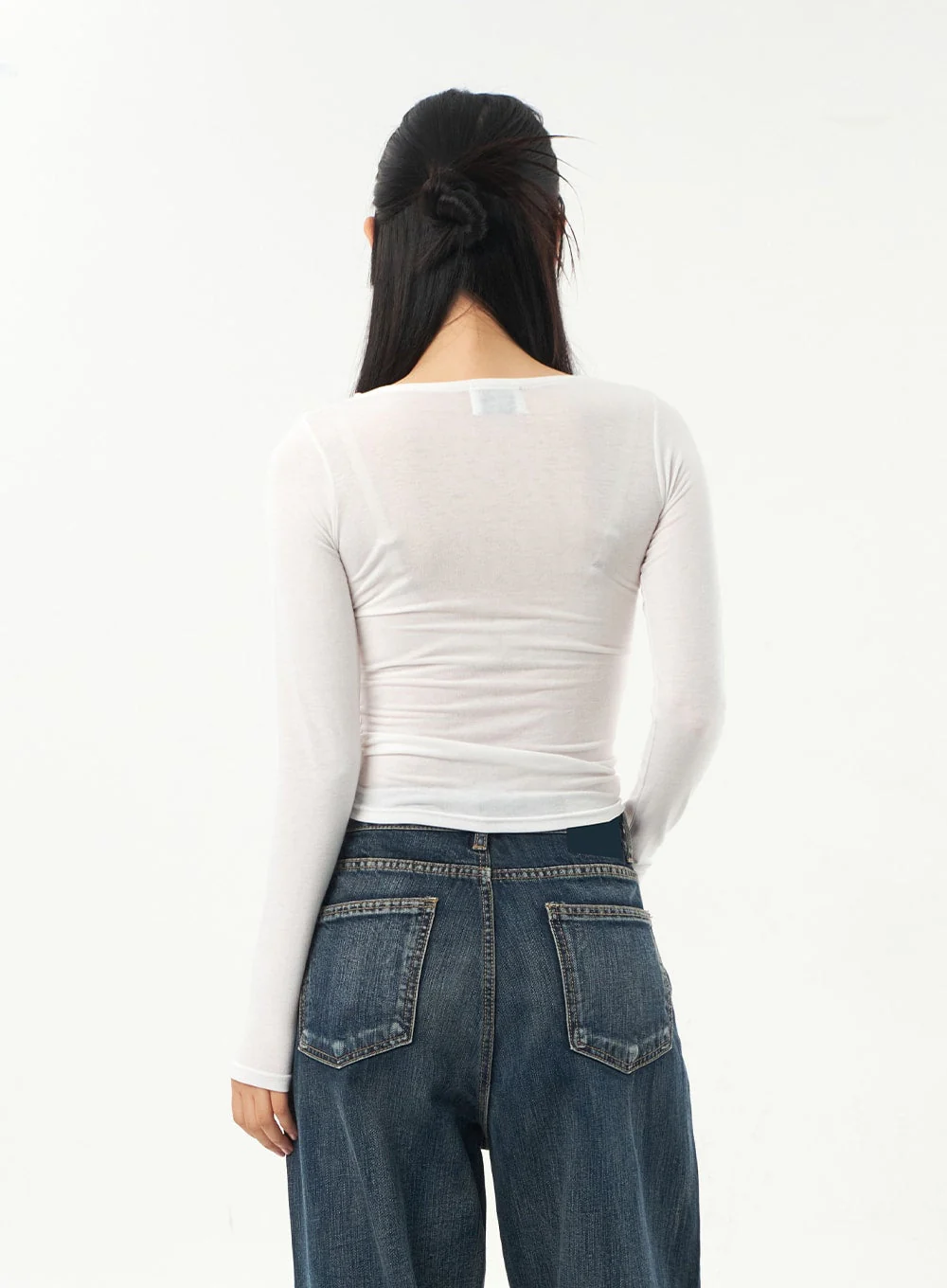 Scoop Neck Graphic Top CA325 - Image 6